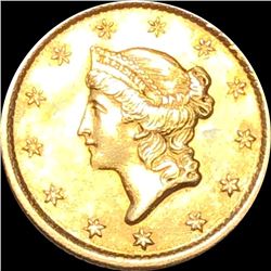 1853-O Rare Gold Dollar UNCIRCULATED
