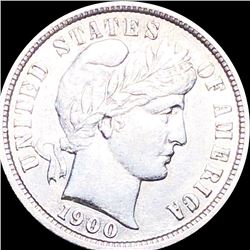 1900-S Barber Silver Dime CLOSELY UNCIRCULATED