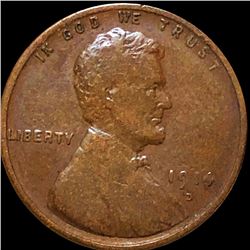 1914-D Lincoln Wheat Penny LIGHTLY CIRCULATED