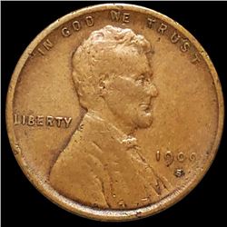 1909-S V.D.B. Lincoln Wheat Penny LIGHT CIRCULATED