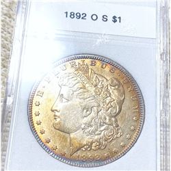 1892-O Morgan Silver Dollar HIGH GRADE CERTIFIED