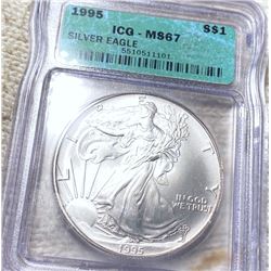 1995 Silver Eagle ICG - MS67