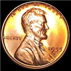 1955-S Lincoln Wheat Penny GEM BU