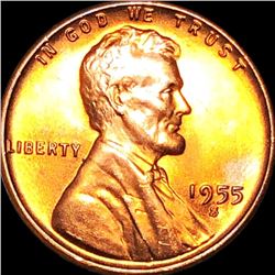 1955-S Lincoln Wheat Penny GEM BU