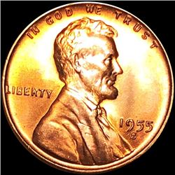 1955-S Lincoln Wheat Penny GEM BU