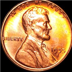 1955-S Lincoln Wheat Penny GEM BU