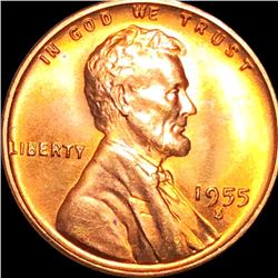 1955-S Lincoln Wheat Penny GEM BU