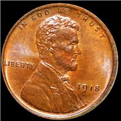 1918 Lincoln Wheat Penny CLOSELY UNCIRCULATED