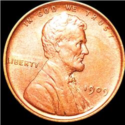 1909 Lincoln Wheat Penny CLOSELY UNCIRCULATED