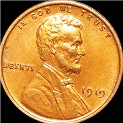 1919 Lincoln Wheat Penny CLOSELY UNCIRCULATED