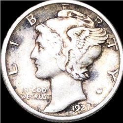 1927 Mercury Silver Dime NEARLY UNCIRCULATED