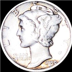 1930-S Mercury Silver Dime CLOSELY UNCIRCULATED