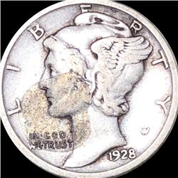 1928 Mercury Silver Dime LIGHTLY CIRCULATED