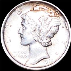 1918-D Mercury Silver Dime UNCIRCULATED