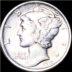 1919-D Mercury Silver Dime UNCIRCULATED