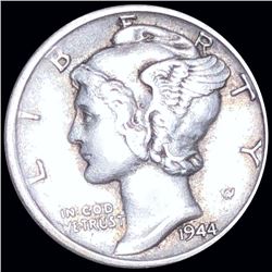 1944-S Mercury Silver Dime CLOSELY UNCIRCULATED