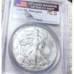 2013 Silver Eagle PCGS - MS69