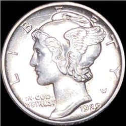 1929 Mercury Silver Dime UNCIRCULATED