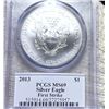 Image 2 : 2013 Silver Eagle PCGS - MS69