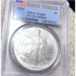 2006 Silver Eagle PCGS - MS69