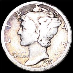 1918 Mercury Silver Dime NICELY CIRCULATED