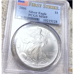 2006 Silver Eagle PCGS - MS69