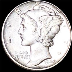 1942 Mercury Silver Dime UNCIRCULATED
