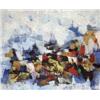 Image 1 : Mordechai Ardon, Oil on canvas