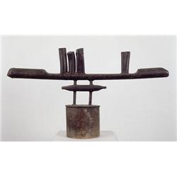 Buky Schwartz, Wood & Iron sculpture