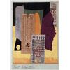 Image 1 : Kurt Schwitters, Collage and watercolor