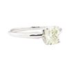Image 1 : 1.00 ctw Diamond Ring - 14KT White Gold