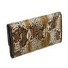 Image 3 : Gucci Brown Python Trifold Wallet