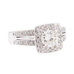 0.87 ctw Diamond Ring - 14KT White Gold