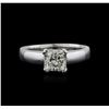 Image 2 : Platinum 0.93 ctw Diamond Ring