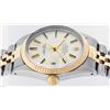 Image 8 : Rolex Mens 2 Tone 14K White Index 36MM Datejust Wristwatch With Rolex Box
