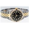 Image 3 : Rolex Mens 2 Tone 14K Black Diamond String Lugs & Sapphire Datejust Wristwatch