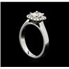 Image 4 : 0.72 ctw Diamond Ring - 14KT White Gold