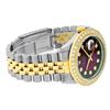 Image 3 : Rolex Mens 2 Tone 18K Red Vignette 2.5 ctw Diamond Datejust Wristwatch With Role