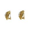 Image 9 : Chanel Gold Vintage Crystal Clip On Earrings