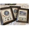 Image 1 : Lot of (3) Framed US Coin Collection