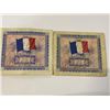 Image 2 : (2) Military Script French Five Francs - Currency