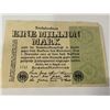 Image 1 : RARE 1923 EINE MILLION MARK Hyperinflation Note