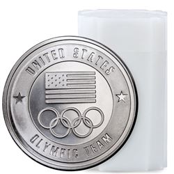 Lot of 20 US Olympic 1 oz Silver Rounds -