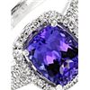 Image 2 : Special 2.3 ct. Tanzanite and Diamond Ring 18k
