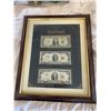 Image 3 : (2 Sets) Framed Historic Currency - $2-$2-$1