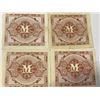 Image 2 : Lot of (4) Military Script Notes - German