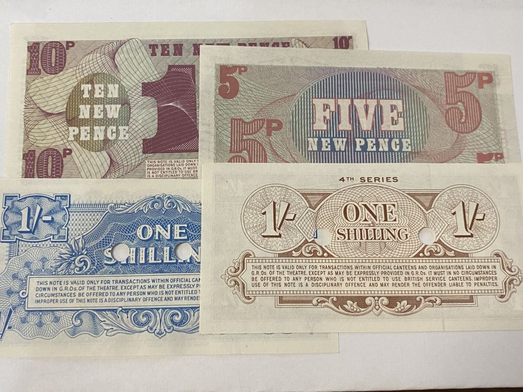 (4) British Military Script - Historical