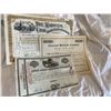 Image 1 : (3) Super Rare Older Stock Certificates