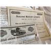 Image 2 : (3) Super Rare Older Stock Certificates