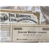 Image 3 : (3) Super Rare Older Stock Certificates